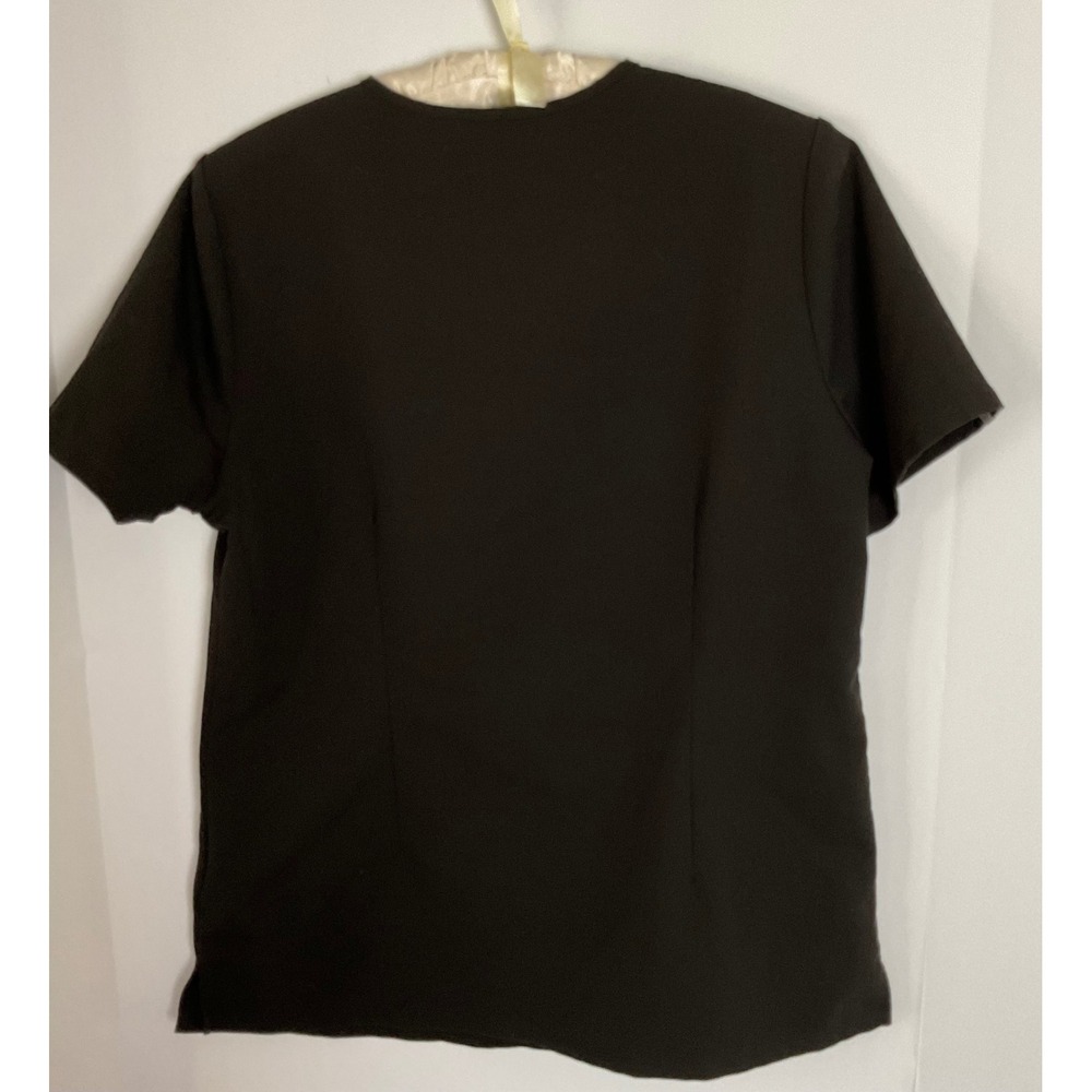 FIGS Technical Collection Black Scrub Tops Medium V-Neck FW1000 Lot of 2 womans - Picture 7 of 9